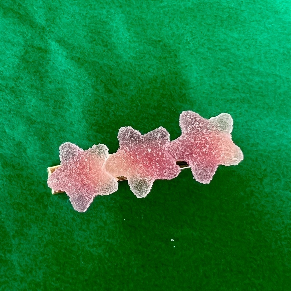 NWOT 🥀 Cute Girls Gradient Jelly Star Hair Clip - Picture 6 of 8